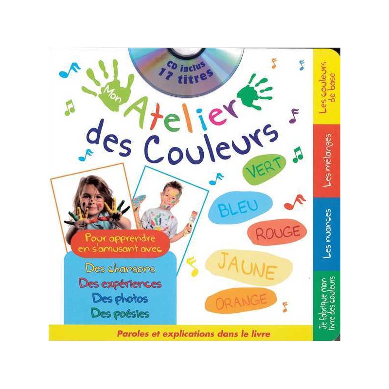 Mon atelier des couleurs (avec 1CD audio)