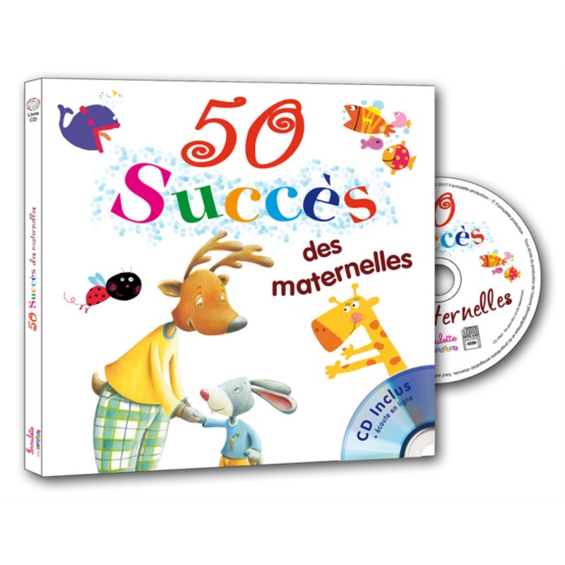 50 succès des maternelles (avec 1CD audio)