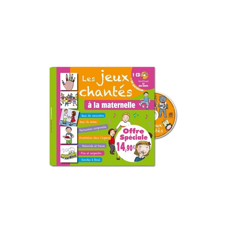 Les jeux chantés à la maternelle (Avec 1CD audio)