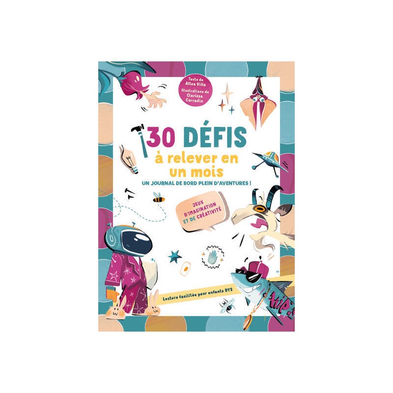30 défis à relever en 30 jours - Un journal de bord plein d'aventures !