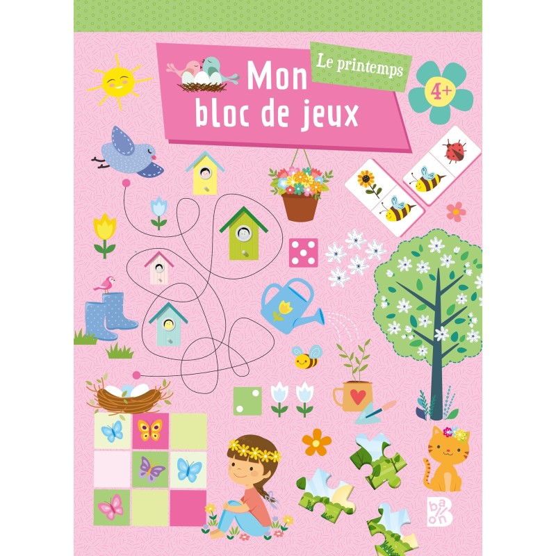 Mon bloc de jeux - Le printemps