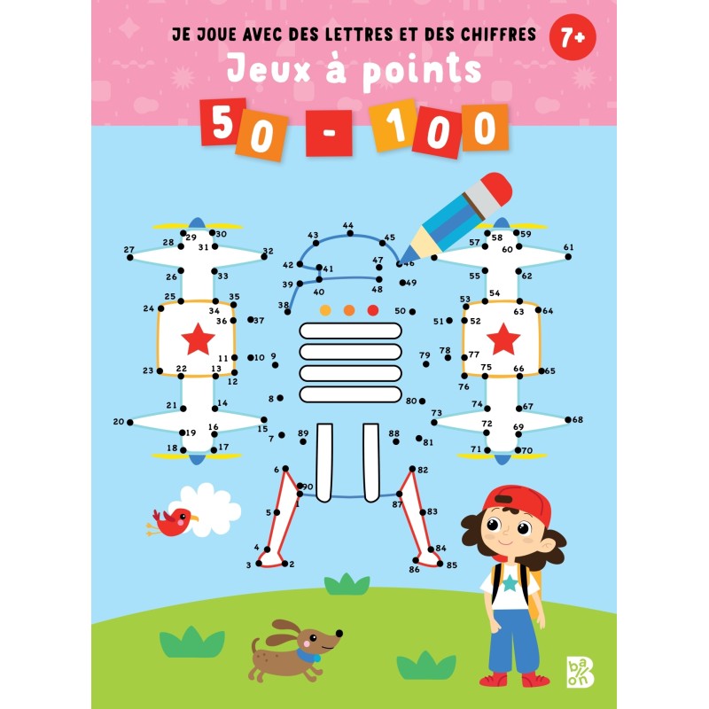Je joue avec des lettres et des chiffres - Jeux à points 50-100